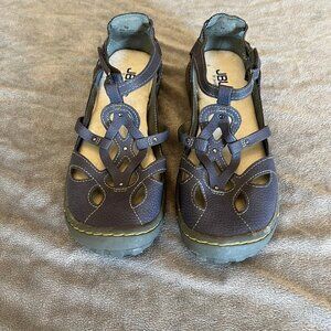 JBU by Jambu Women's Sydney Gray Mary Jane T-Strap Memory Foam, Size 8